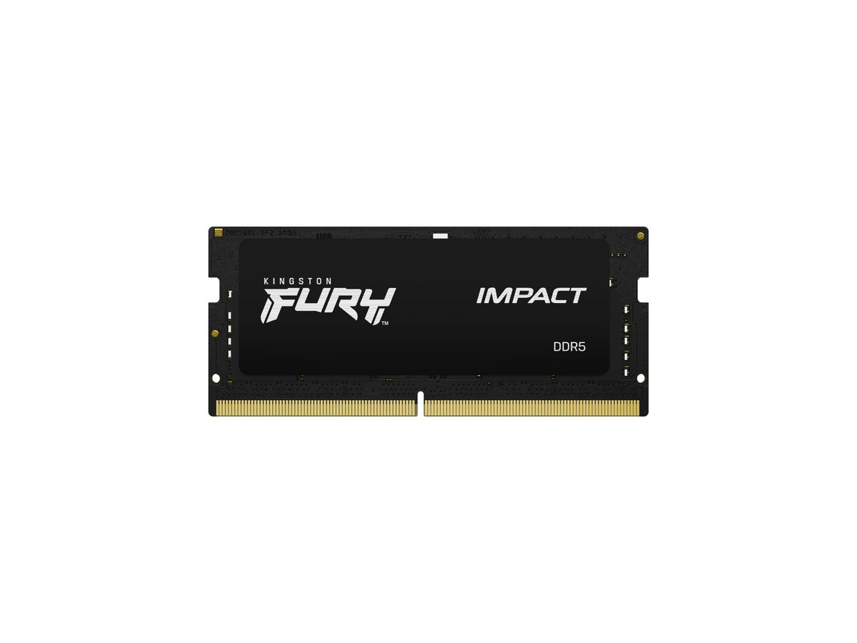 Kingston Technology FURY DDR5 SODIMM Impact CL38 16 Go 4 800 MT/s (Kit de 2)