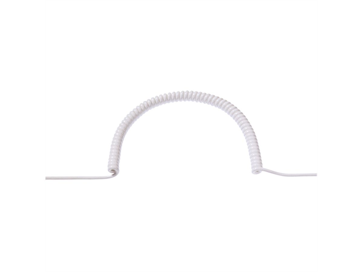 BACHMANN Câble spirale blanc 1.0-5.0m, CS-YMH11Y-J 3G1,5