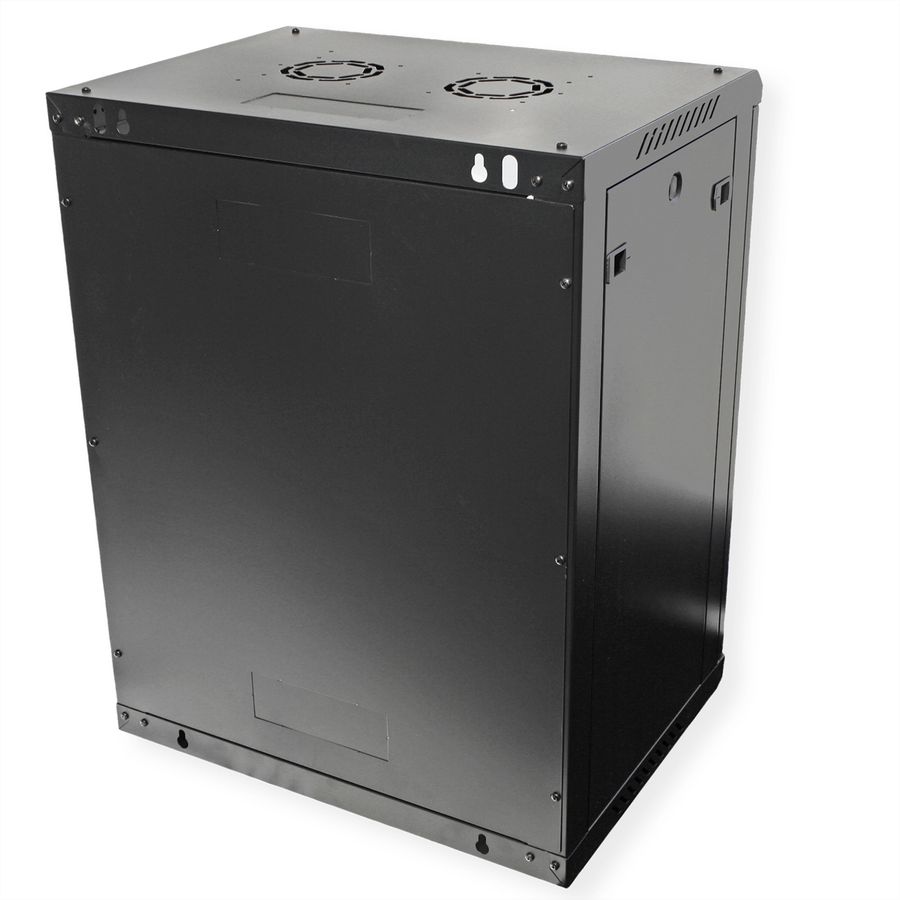 ROLINE 19" Boîtier mural Basic Plus 15U, 600x450 LxP noir