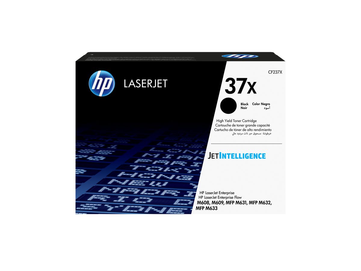 HP Cartouche de toner noir authentique 37X LaserJet grande capacité