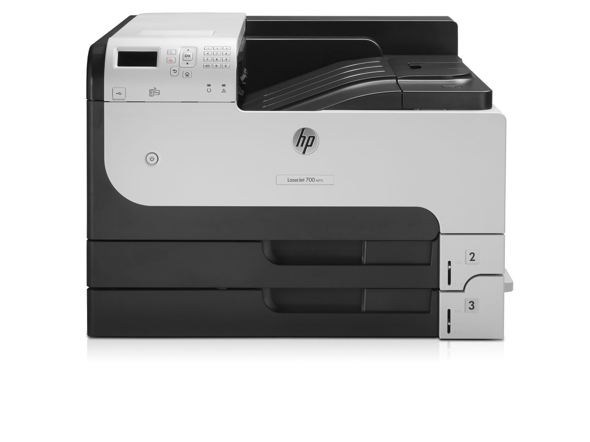 HP LaserJet Enterprise 700 Imprimante M712dn, Noir et blanc, Imprimante pour Entreprises, Imprimer, Impression USB en façade, Impression recto-verso