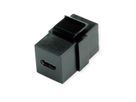 VALUE Module Keystone USB type C, noir