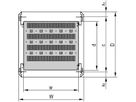 SCHROFF VARISTAR Etagère 19", stationaire, 75kg, pour 1000mm de profondeur