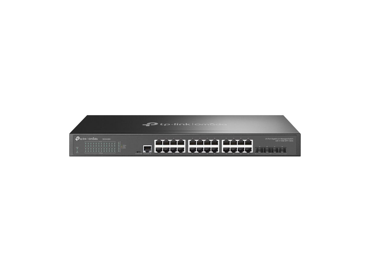 TP-Link Omada SG3428X commutateur réseau Géré L2+/L3 Gigabit Ethernet (10/100/1000) 1U Noir