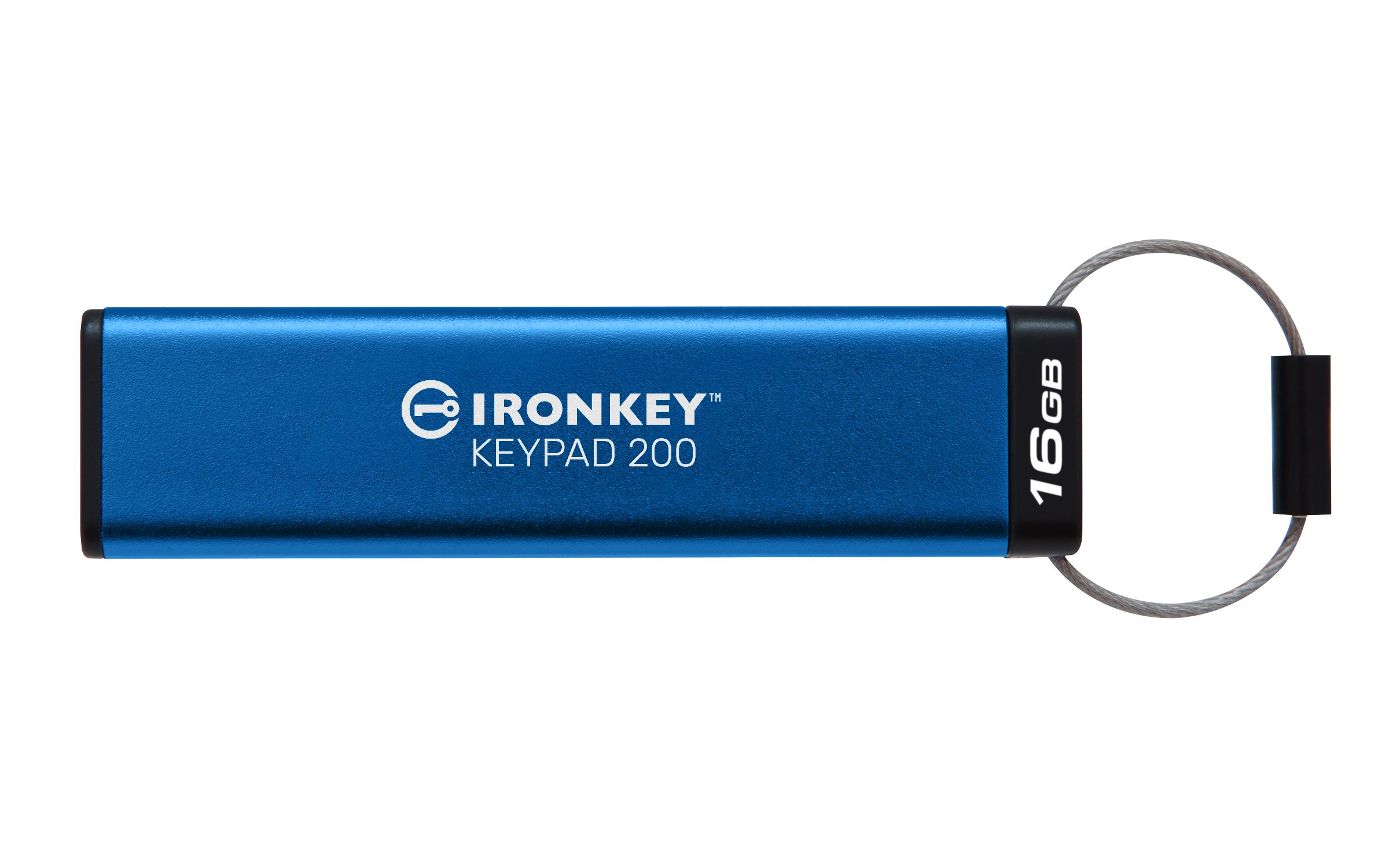 Kingston Technology IronKey Keypad 200 de 16 Go, FIPS 140-3 niveau 3 (en attente), chiffrement AES-256