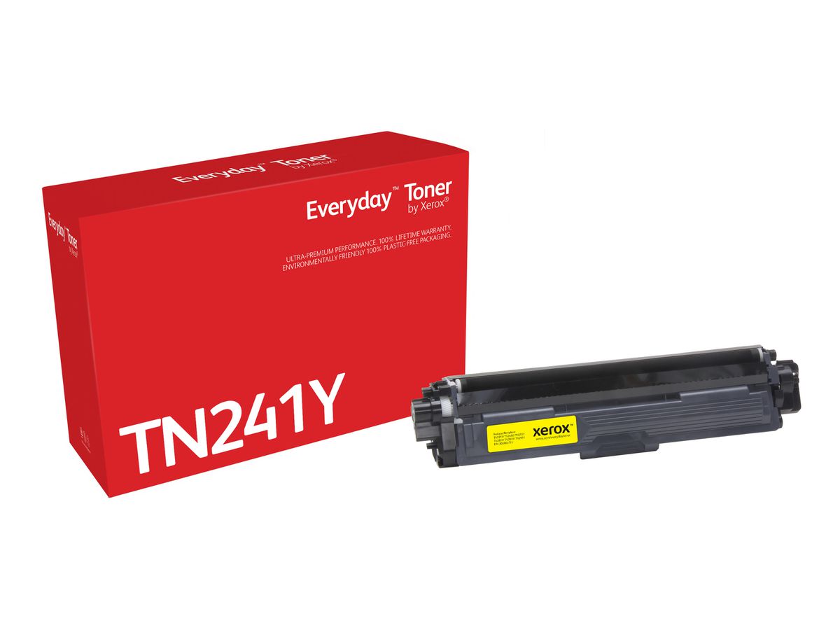 Everyday Toner Jaune ™ de Xerox compatible avec Brother TN241Y, Capacité standard