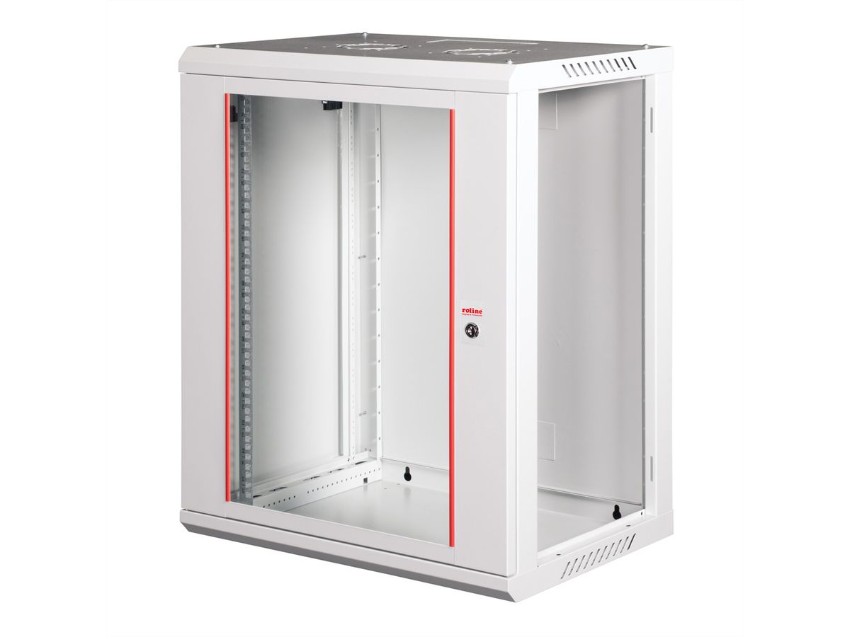 ROLINE 19" Boîtier mural Basic Plus 18U, 600x450 LxP gris