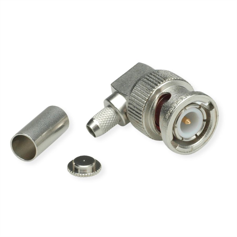 TELEGÄRTNER Connecteur BNC coudé 50 Ohm pour RG-223/U