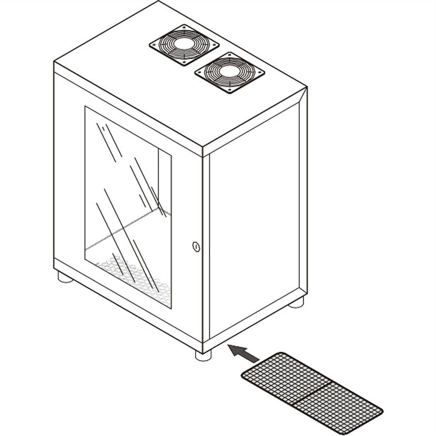 Kit de filtre à air SCHROFF Epcase pour mallette 10'' (x3)