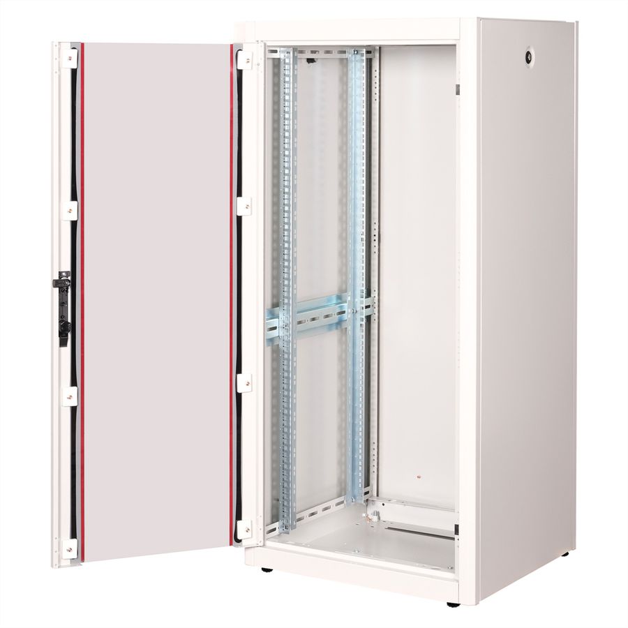 ROLINE 19" Baie réseau Basic 26U, 600x600 LxP Porte verre gris