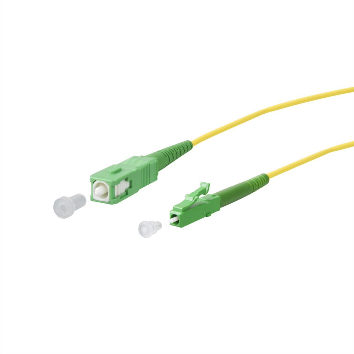 METZ CONNECT OpDAT cordon de brassage, SC-S APC/LC-S APC OS2, 2 m