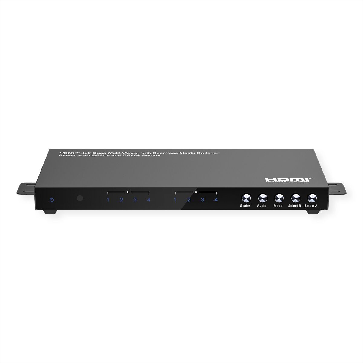 VALUE Switch matriciel HDMI 4x2 QUAD multi vues, commutation sans rupture