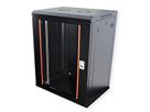 ROLINE 19" Boîtier mural Basic Plus 15U, 600x450 LxP noir