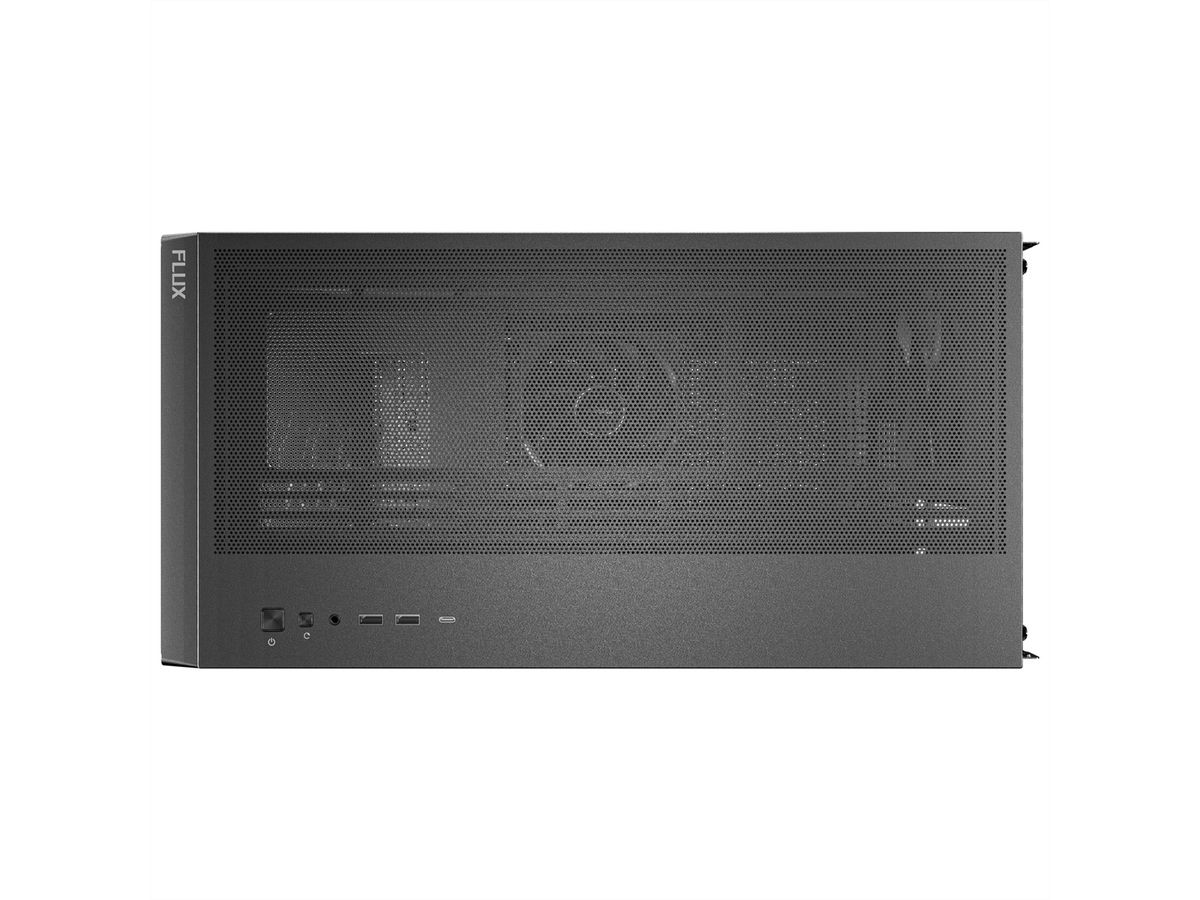 ANTEC FLUX Boîtier PC Midi Tower Gaming ATX, noir