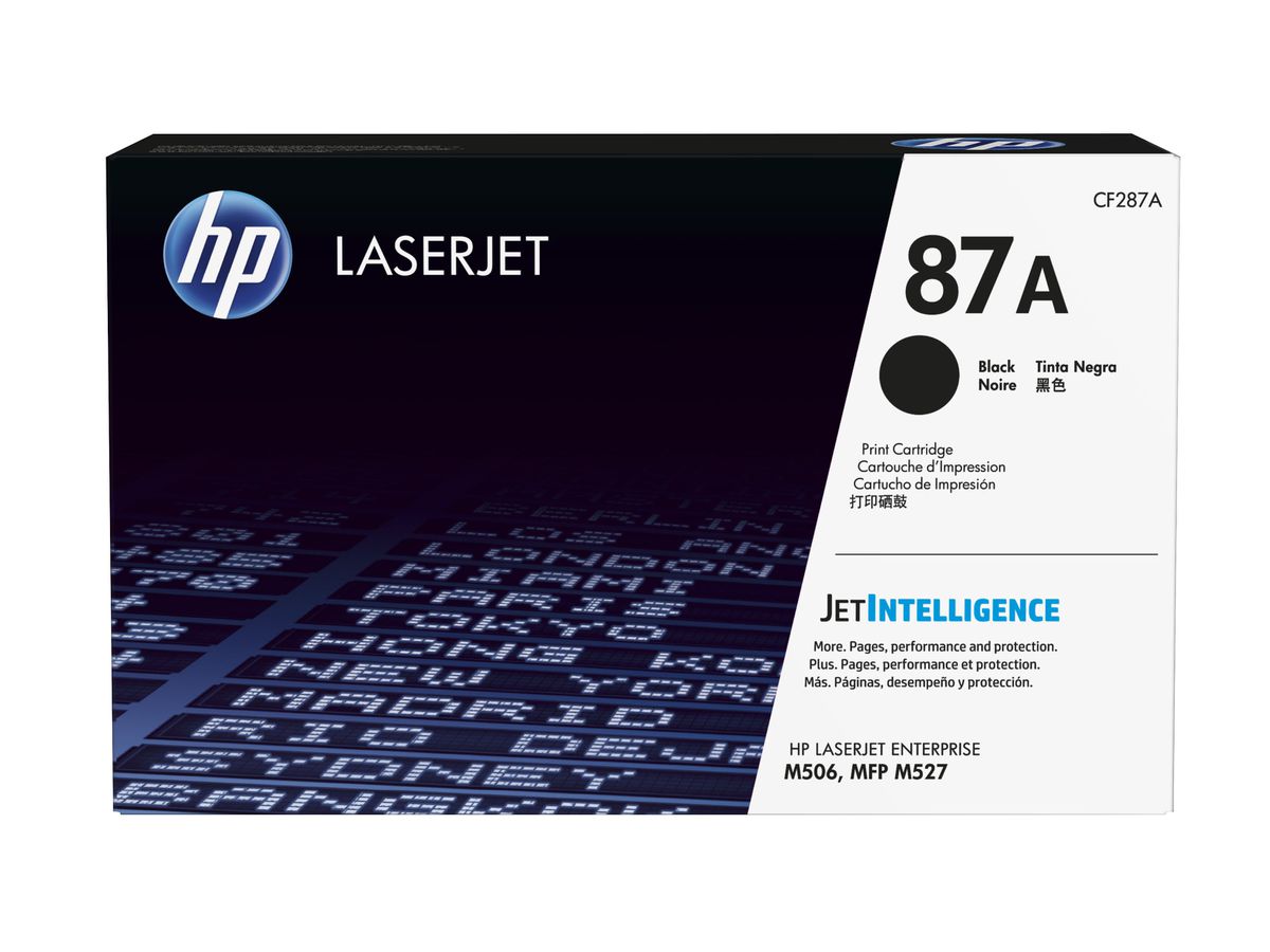HP 87A toner LaserJet noir authentique