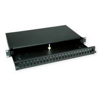 VALUE Panneau de brassage vide 1 UH, amovible, 24x SC SX / LC DX