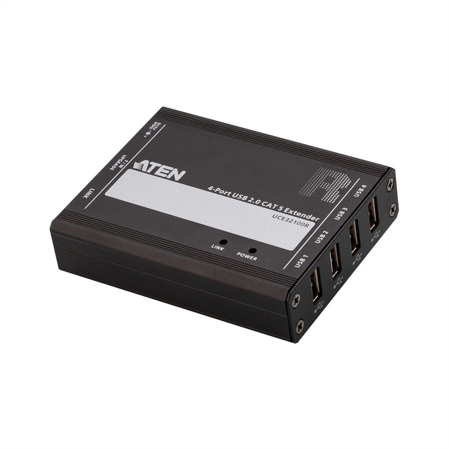 ATEN UCE32100 Système d’extension CAT 5 USB 2.0 à 4 ports (100 m)