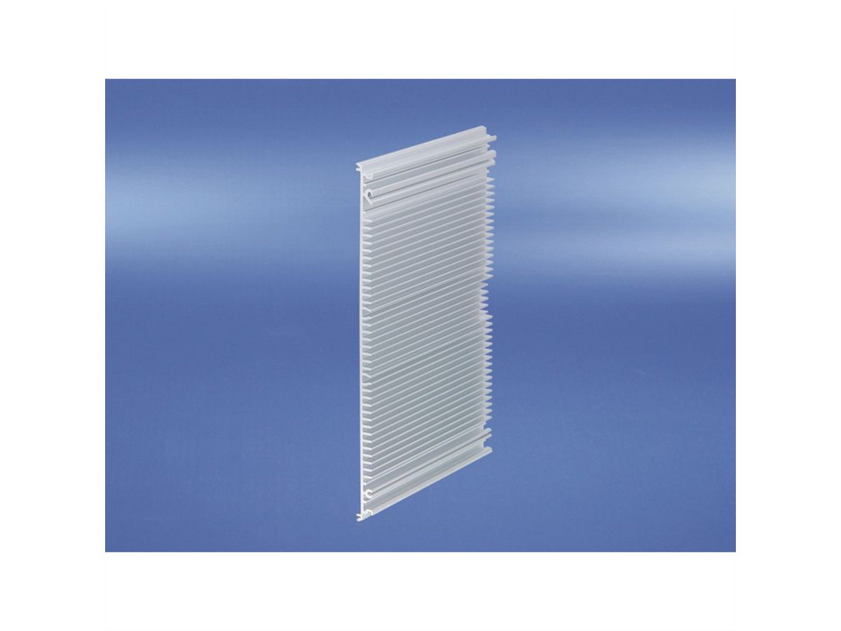 SCHROFF, cadre, type unité enfichable, panneau latéral extrudé, avec ailettes de refroidissement, droite, 6 U, 160 mm