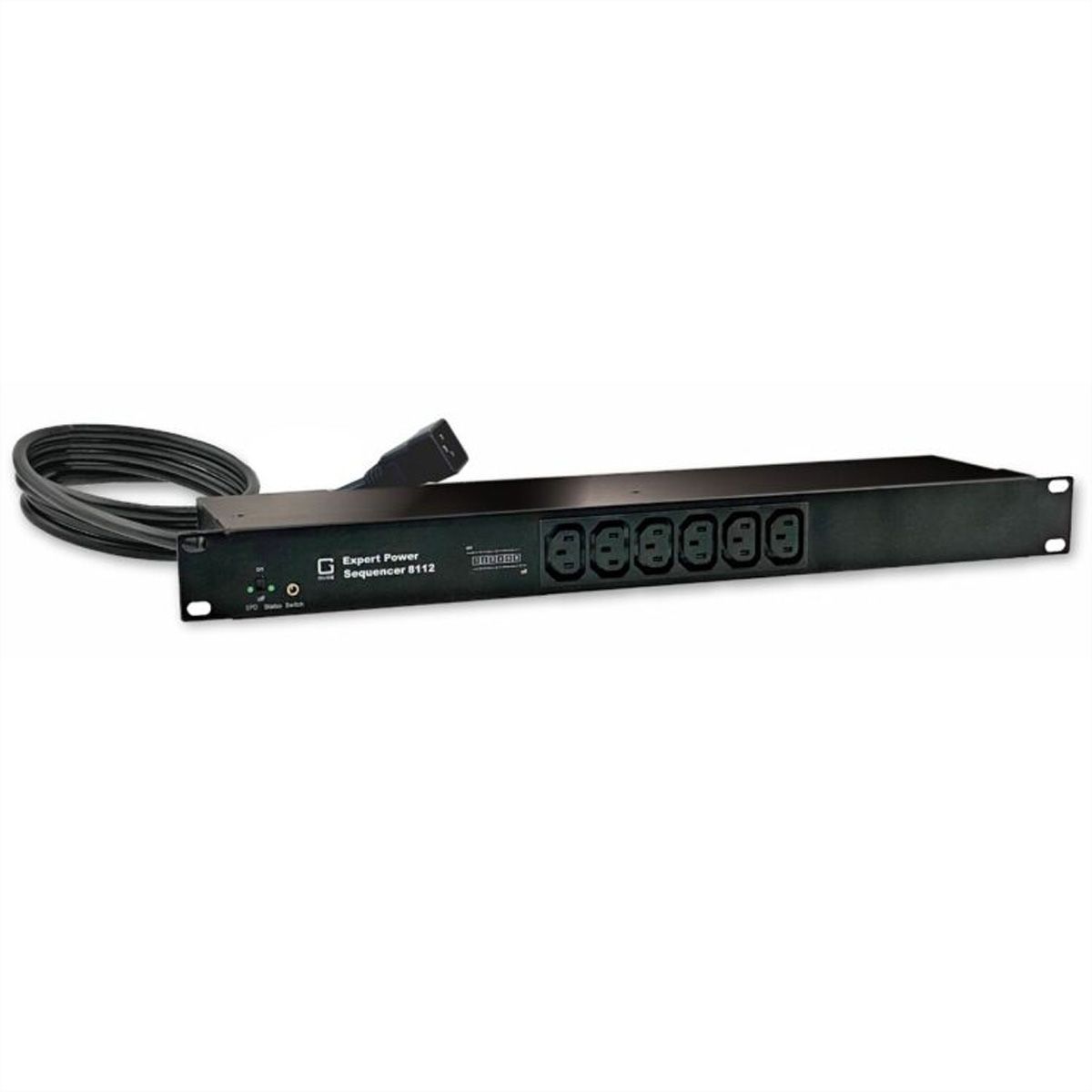 GUDE 8112-2 Expert Bypass Sequencer 6x C13 avec protection contre les surtensions et filtre réseau