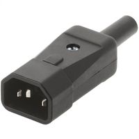 BACHMANN Prise IEC320 C14 10A/250VAC, noir