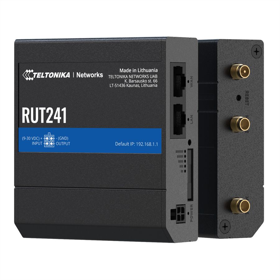 TELTONIKA RUT241 LTE/4G/3G/2G Routeur industriel WiFi version MEIG