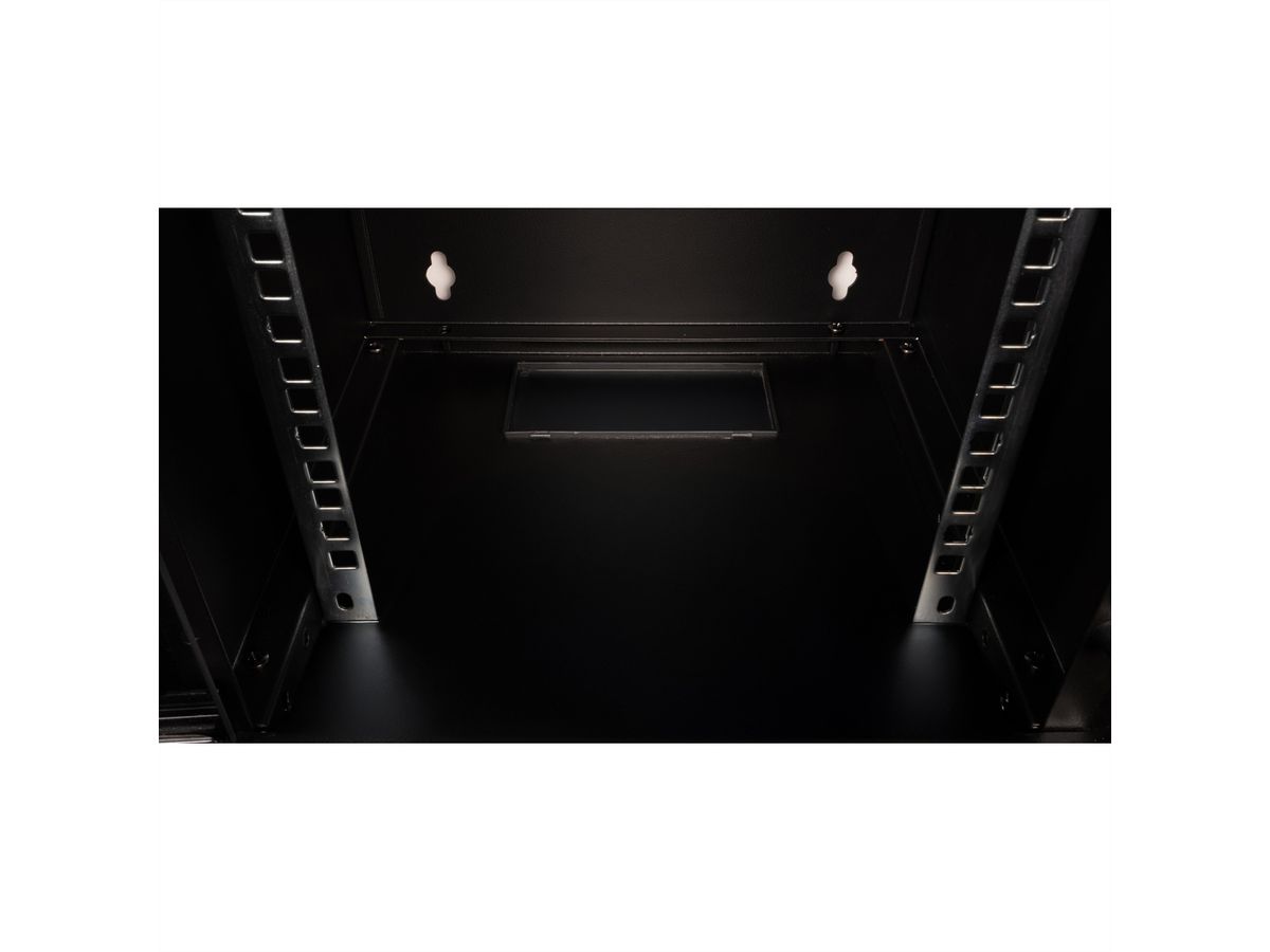 ROLINE 10" Boîtier mural 6U, 312x300 LxP  noir