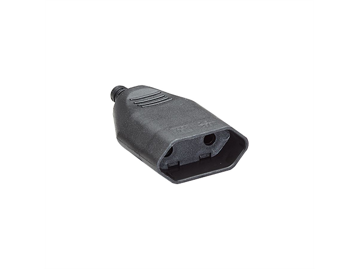BACHMANN Prise Euro plate noire