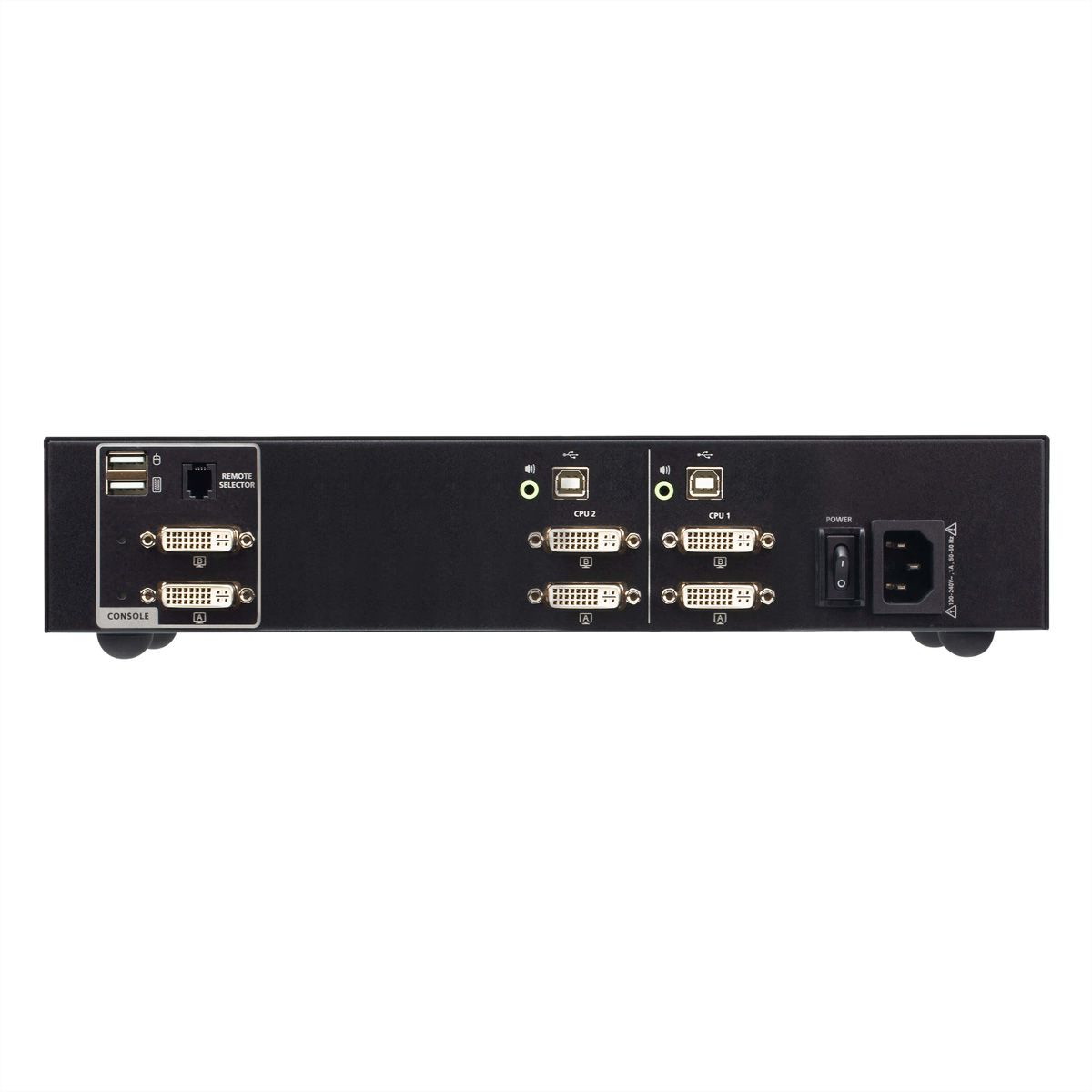 ATEN CS1142D4 Commutateur KVM sécurisé à double écran DVI 2 ports USB