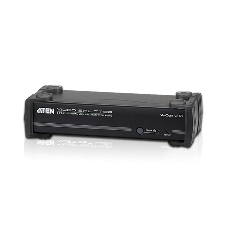 ATEN VS172 Distributeur DVI Dual Link audio/vidéo, double