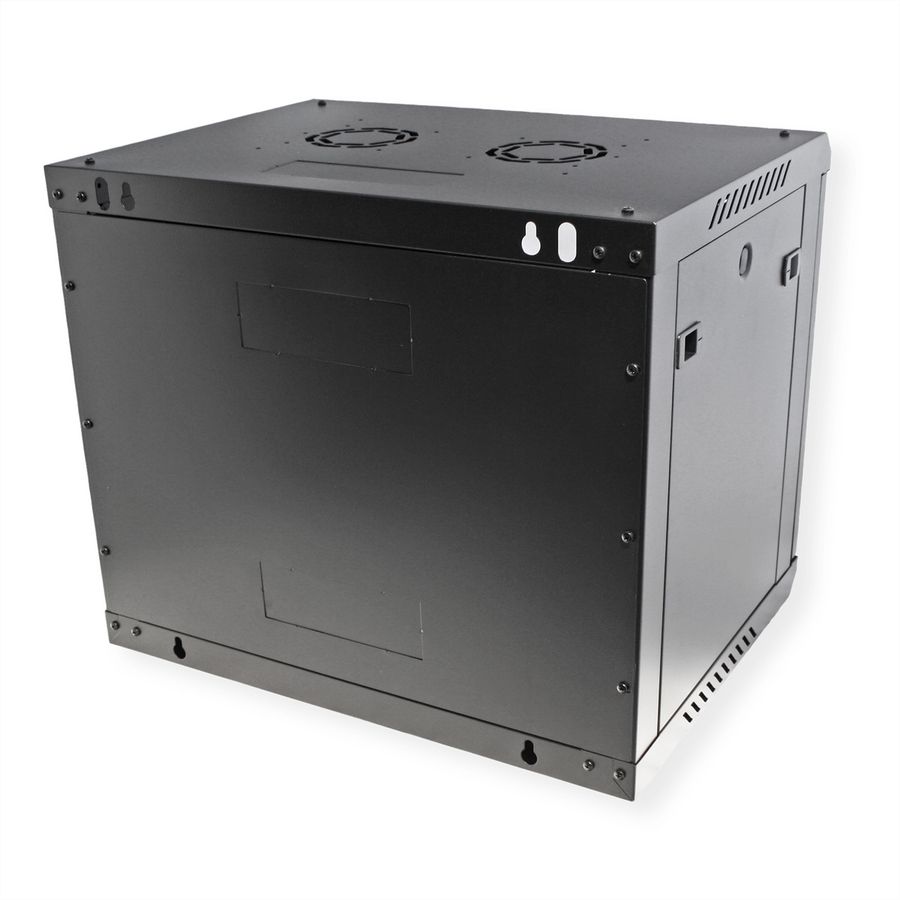 ROLINE 19" Boîtier mural Basic Plus 9U, 600x450 LxP noir