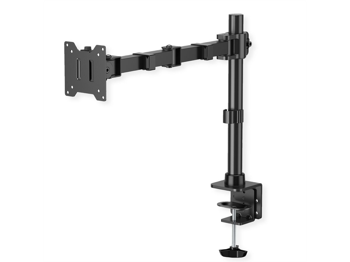 VALUE Support LCD lourd, montage sur bureau, 4 articulations, jusqu'à 20 kg