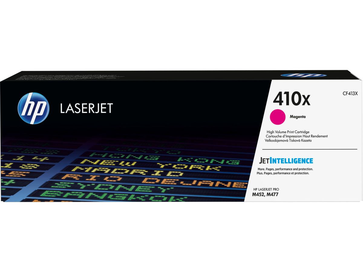 HP 410X toner LaserJet magenta grande capacité authentique
