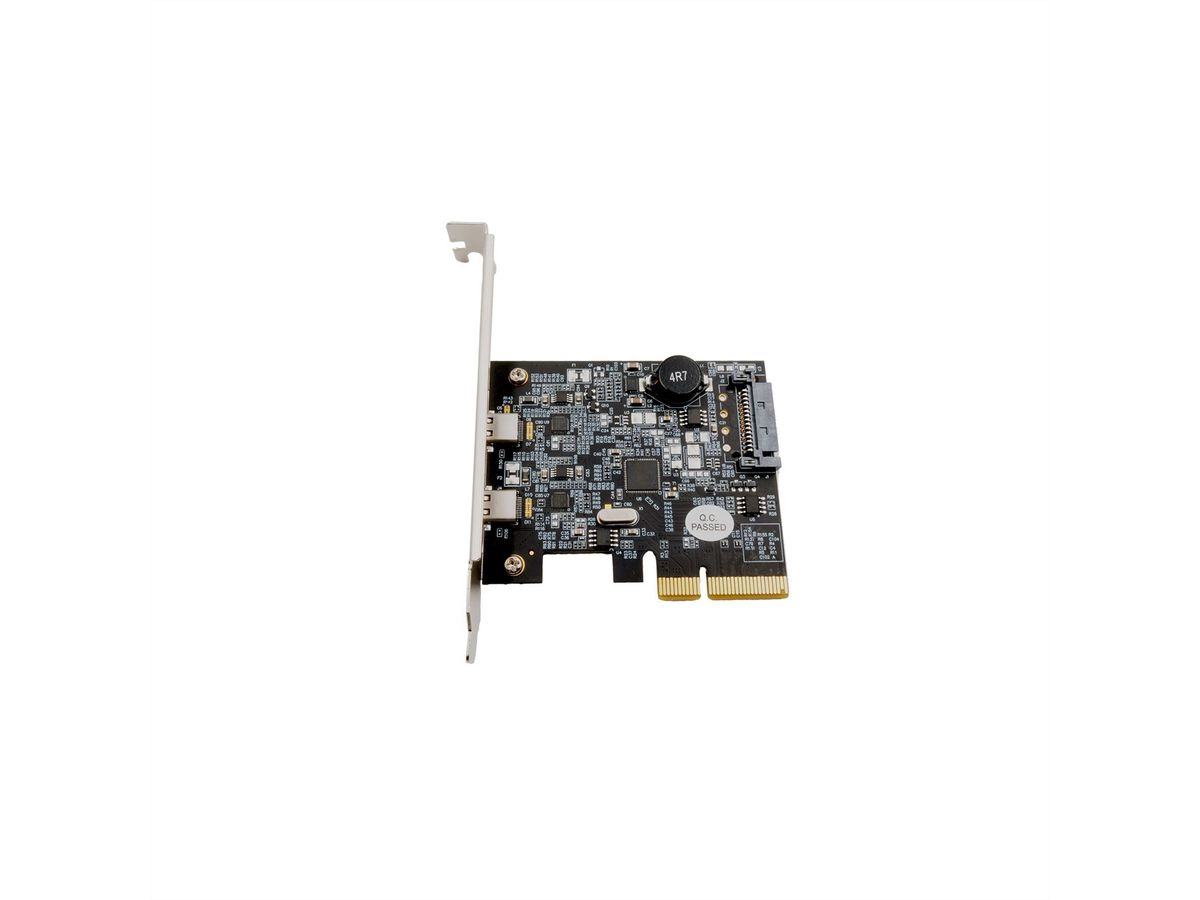 EXSYS EX-12000 Carte USB 3.2 Gen2 PCIe, 2 ports type C