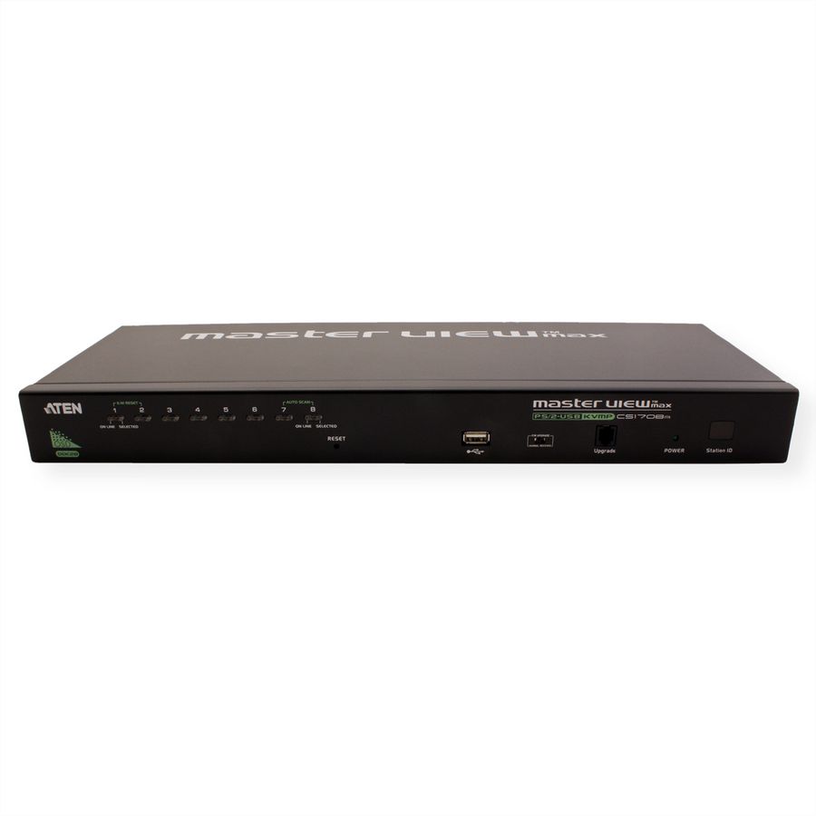 ATEN CS1708A Switch KVM VGA, PS/2-USB, port périphérique USB, 8 ports