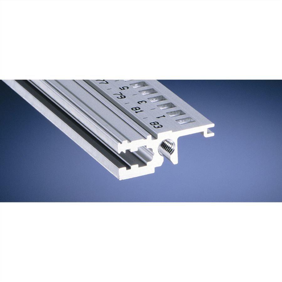 Rail horizontal SCHROFF, avant, type L-OD, léger, sans lèvre, 40 CV