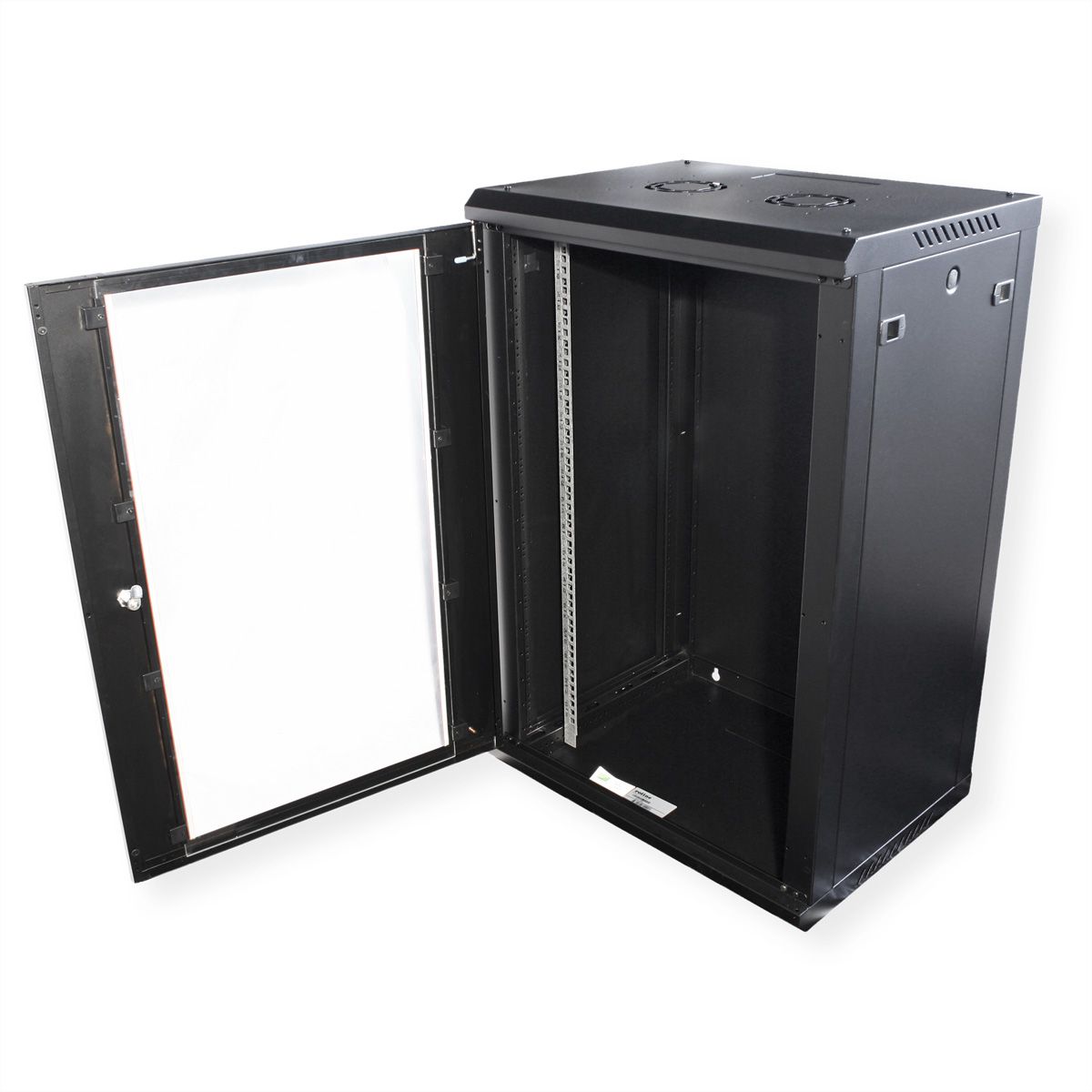 ROLINE 19" Boîtier mural Basic Plus 18U, 600x450 LxP noir