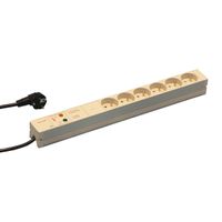 Bâti de prises SCHROFF, UTE, 6 prises, 19", avec protection contre les transitoires et filtre d'antiparasitage