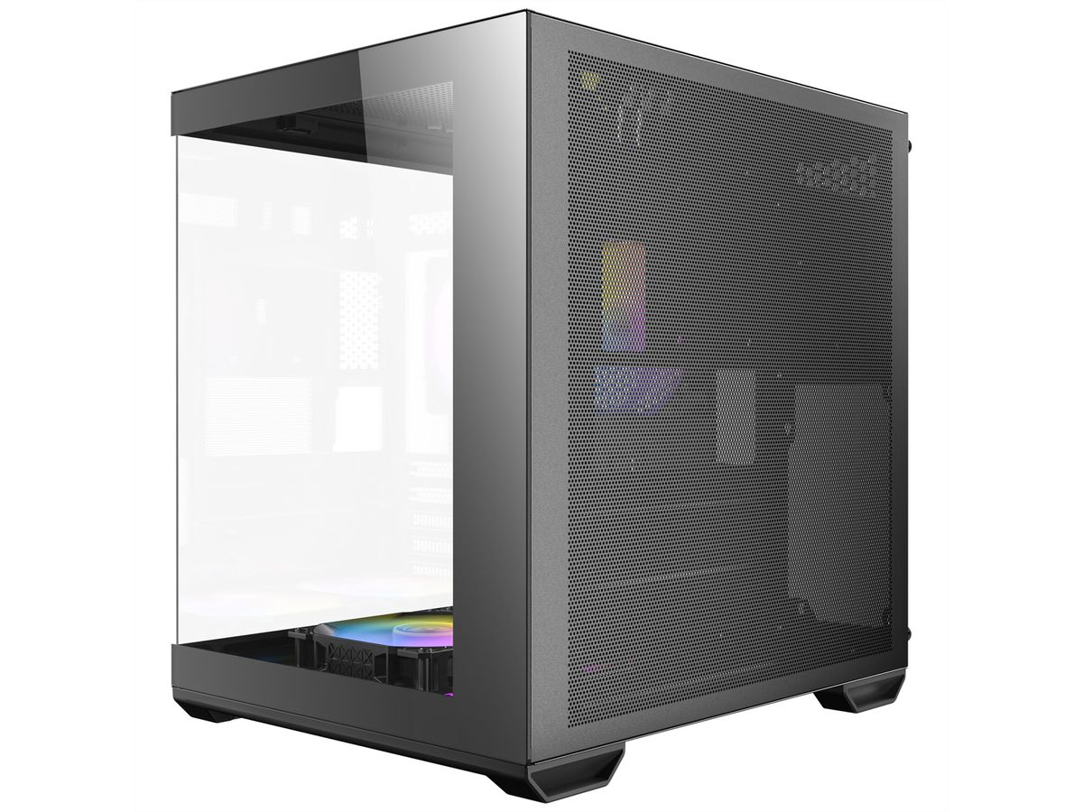 ANTEC CX60M ARGB Boîtier PC Mini Tour Micro-ATX, noir