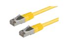 Cordon ROLINE Cat.5e (Classe D) S/FTP AWG26, jaune, 3 m