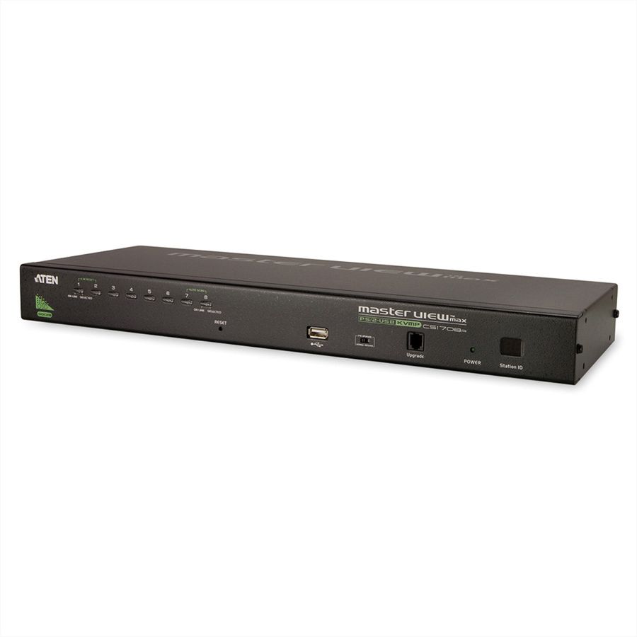 ATEN CS1708A Switch KVM VGA, PS/2-USB, port périphérique USB, 8 ports