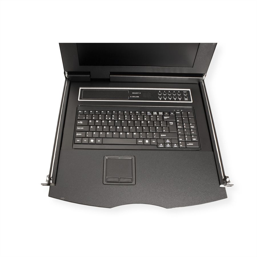 VALUE Switch KVM 19", 8 ports, 43 cm (17") TFT (4:3), VGA, USB, FR-Layout