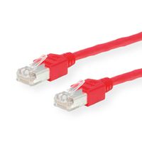 Cordon KERPEN Cat.5e (Classe D) D1-20 SF/U, croisé, rouge, 20 m