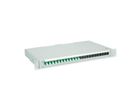 TELEGÄRTNER BASIS V Panneau fibre optique avec coupleurs & Pigtails , 12x E2000, OS2 vert APC