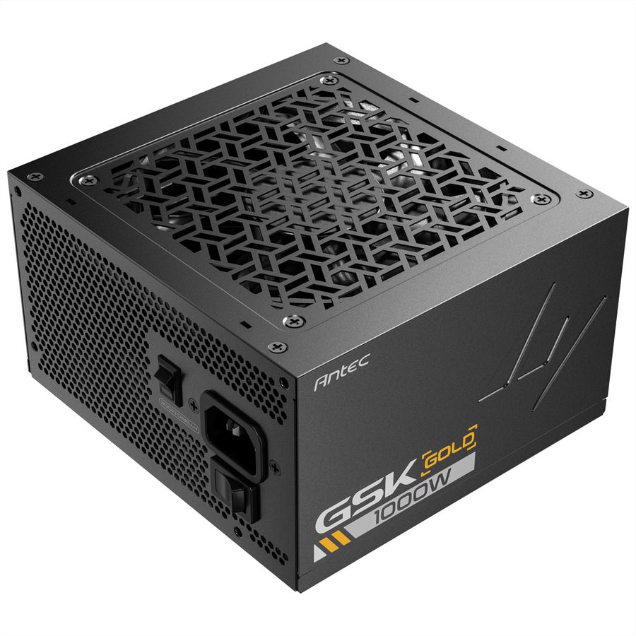 ANTEC GSK 1000 ATX3.1 Bloc d'alimentation 1000 W entièrement modulaire, certifié 80 PLUS Gold , noir
