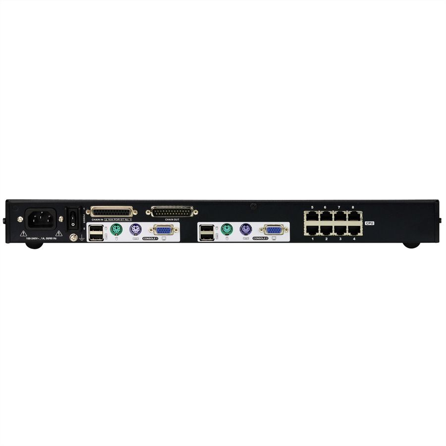 ATEN KH2508A Switch KVM, VGA, PS/2-USB over Cat 5, 2 User, 8 ports