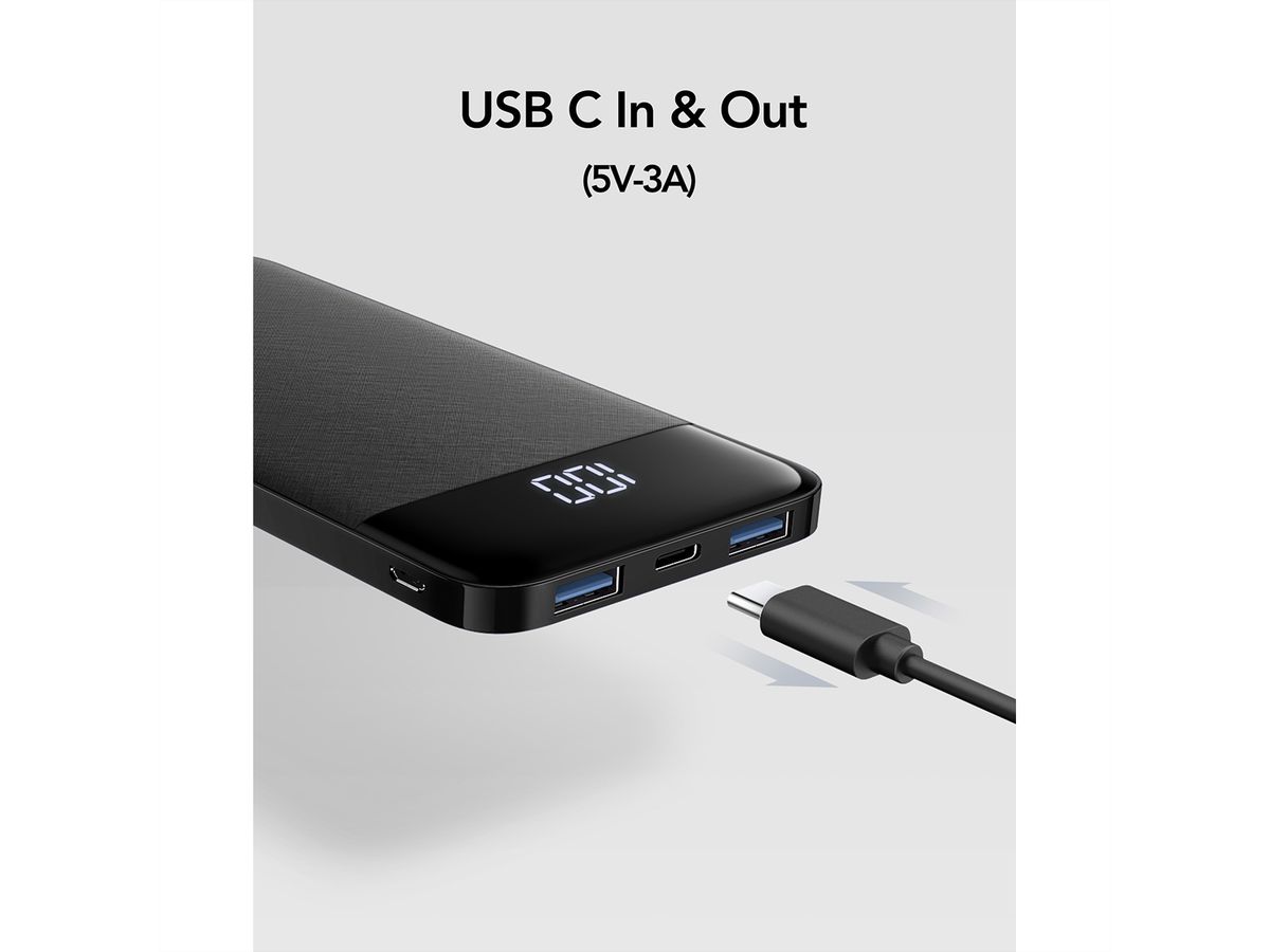 CHARMAST Powerbank W1056 10000mah noir