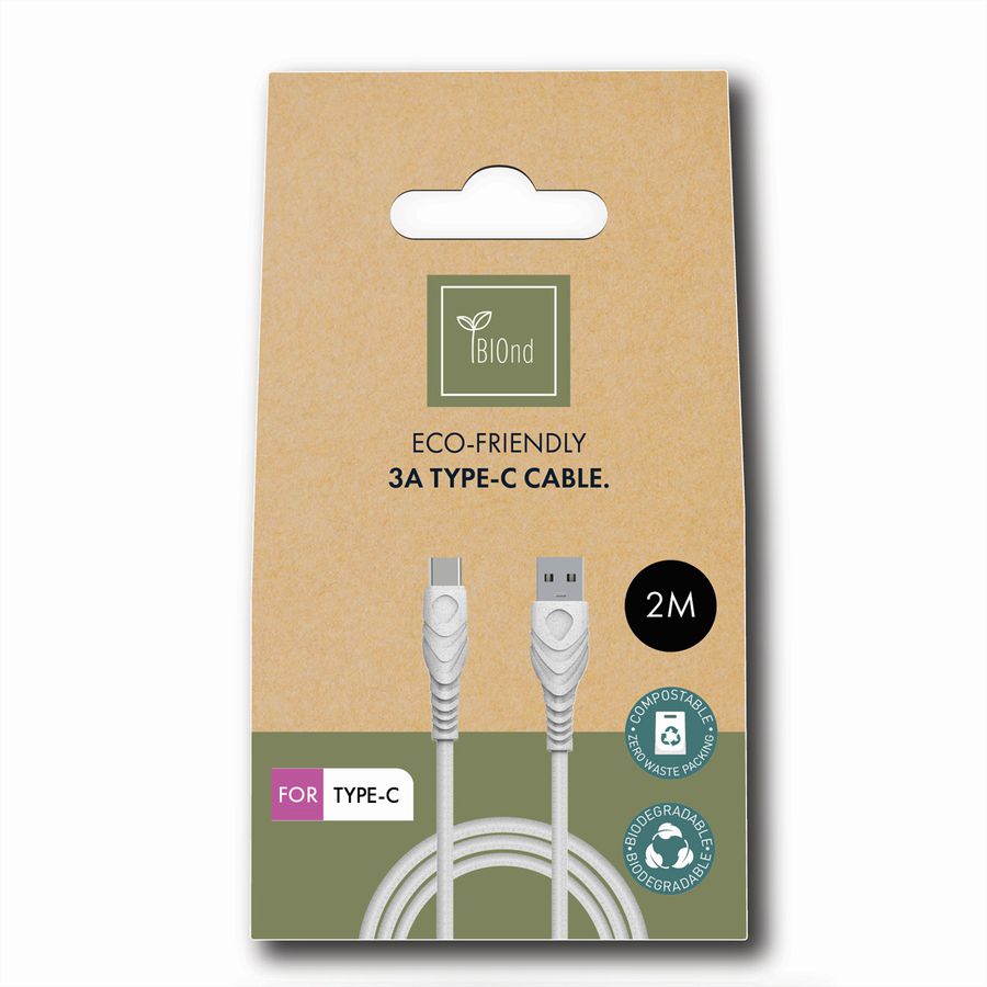 BIOnd BIO-20-TC Câble USB-A vers USB-C 3A, 2 m