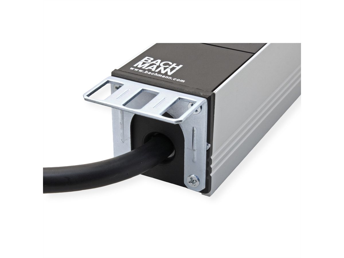 BACHMANN IT PDU ALU 1U 24x C13 3x C19 CEE 16A bleu