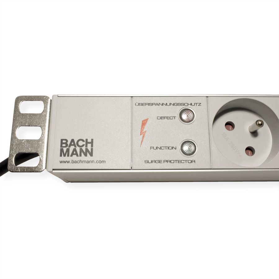BACHMANN Multiprise PDU 19'' 8x 2P + T