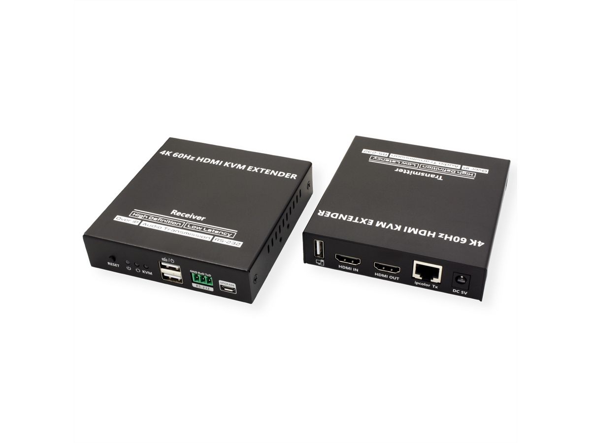 VALUE Prolongateur KVM via Cat.6/6A, HDMI, max. 120m